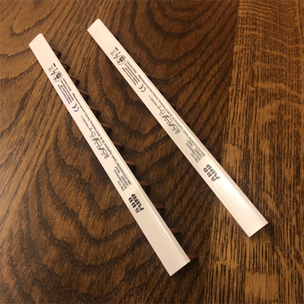 Однофазная шинная разводка на 12 модулей с расстоянием между штырьками 17,6 мм