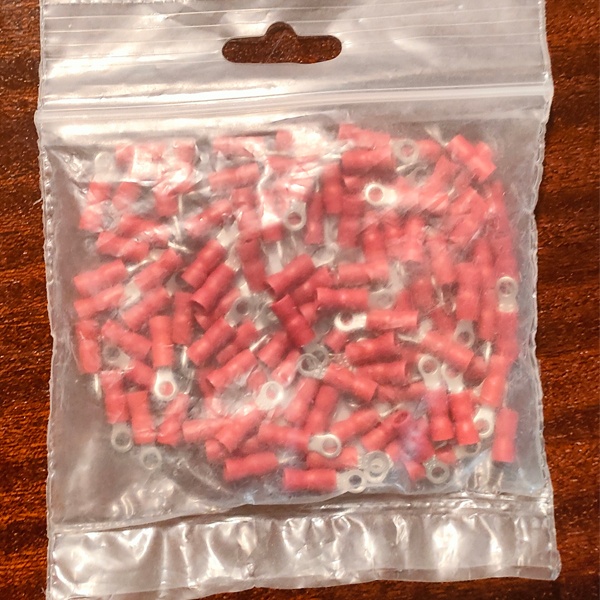 Наконечник медный обжимной кабельный кольцевой луженый НКИ от 0,25 до 1,5 мм2, под болт M3