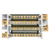 Модульный распределительный блок (кросс-модуль) EKF 4х12 контактов 160A