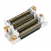 Модульный распределительный блок (кросс-модуль) EKF 4х12 контактов 160A