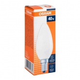Лампа накаливания свеча CLASSIC B FR 40W E14 матовая Osram