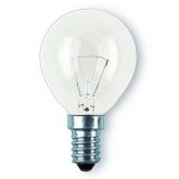 Лампа накаливания шарик ДШ 60W 230V E14 прозрачная (8109006)