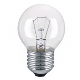 Лампа накаливания шарик ДШ 60W 230V E27 прозрачная (8109008)