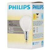 Лампа накаливания шарик STANDART P45 FR 40W E14 230V Philips