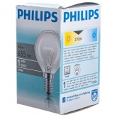 Лампа накаливания шарик Philips Standart P45 CL 60W 230V E14