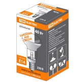 Лампа накаливания зеркальная TDM R50 60Вт 230В Е14