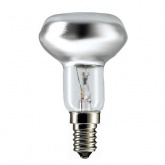 Лампа накаливания зеркальная R50S 60W E14 220V D50mm Tungsram
