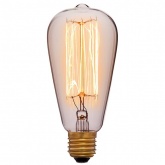 Ретро лампа груша Foton FL-Vintage ST64 60W E27 220V D64х146D