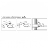 Саморегулирующийся греющий кабель Raychem FrostGuard 16m для водопровода