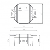 Приемник Уютный дом TDM М1 (в монтажную коробку) беспроводного управления нагрузкой