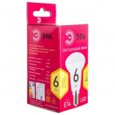 Лампа светодиодная ЭРА RED LINE LED R50 6W 827 2700K 230V E14 рефлектор теплый свет