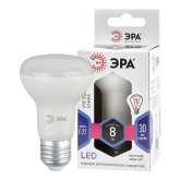 Лампа светодиодная ЭРА STD LED R63 8W 860 6500K 230V E27 рефлектор холодный свет