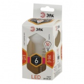 Лампа светодиодная ЭРА STD LED R50 6W 827 2700K 230V E14 рефлектор теплый свет