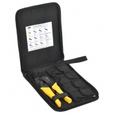 Пресс-клещи обжимные ИЭК набор ARMA2L 3 КО-01 + 4 сменные матрицы