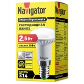 Лампа светодиодная Navigator 94 134 NLL-R39-2.5-230-4K-E14 2.5W 4000K 230V 200Lm белый свет
