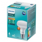 Лампа светодиодная Philips LED R80 ESS 10W (80W) 6500K 230V E27 1150Lm холодный свет