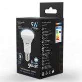 Лампа светодиодная Gauss LED R63 9W 4100K 220V E27 700Lm белый свет