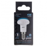 Лампа светодиодная Gauss LED R39 4W 4100K 220V E14 370Lm белый свет