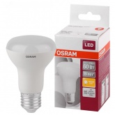 Лампа светодиодная Osram LEDS R63 7W (60W) 830 3000K 230V FR E27 600Lm теплый свет
