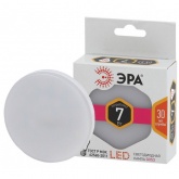 Лампа светодиодная таблетка ЭРА LED GX 7W 827 2700K 220V GX53 теплый свет