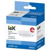 Лампа светодиодная таблетка ИЭК LED T75 15Вт 6500K 220В GX53 дневной свет