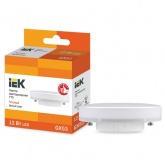 Лампа светодиодная таблетка ИЭК ECO T75 12Вт 3000K 220В GX53 тепло-белый свет