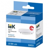 Лампа светодиодная таблетка ИЭК LED T75 10Вт 6500K 220В GX53 дневной свет