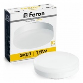 Лампа светодиодная таблетка Feron LB-454 15W 2700K 220V GX53 теплый свет
