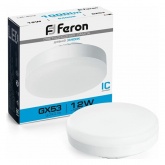 Лампа светодиодная таблетка Feron LB-453 12W 6400K 220V GX53 дневной свет