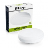 Лампа светодиодная таблетка Feron LB-452 9W 4000K 220V GX53 холодный свет