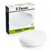 Лампа светодиодная таблетка Feron LB-451 7W 4000K 220V GX53 холодный свет