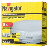 Лампа светодиодная таблетка Navigator 71 363 NLL-GX53-8-230-4K 8W 4000K 220V холодный свет