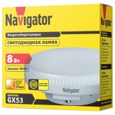 Лампа светодиодная таблетка Navigator 71 362 NLL-GX53-8-230-2.7K 8W 2700K 220V теплый свет