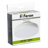 Лампа светодиодная таблетка Feron LB-473 20W 4000K 220V GX70 холодный свет
