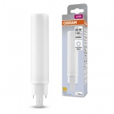 Лампа компактная светодиодная DULUX D/E 26 LED 10W/840 4000K G24q-3 (ЭПРА-220V) Osram