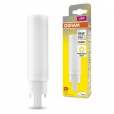 Лампа компактная светодиодная Osram DULUX D/E 18 LED 7W/830 3000K G24q-2 (ЭПРА-220V)