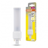 Лампа компактная светодиодная Osram DULUX D 26 LED 10W/830 3000K 220V EM G24D-3 (ЭмПРА-220V)