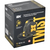 Катушка ИЭК Twist УК10 2P+PE/10м 3х1,5мм2 КГ автосмотка IP44