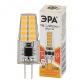 Лампа светодиодная ЭРА LED-JC-2,5W-220V-SLC-827-G4 силикон теплый свет