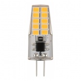 Лампа светодиодная ЭРА LED-JC-2,5W-220V-SLC-827-G4 силикон теплый свет