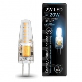 Лампа светодиодная Gauss Black 2W 4100K 12V G4 200Lm силикон