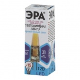 Лампа светодиодная ЭРА LED JC-1,5W-12V-COB-840-G4 белый свет 734305