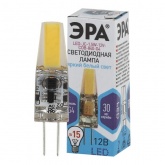 Лампа светодиодная ЭРА LED JC-1,5W-12V-COB-840-G4 белый свет 734305