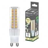 Лампа светодиодная капсула TDM 7W 3000K 220V G9 SMD 17,5х65,5мм