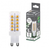 Лампа светодиодная капсула TDM 5W 6500K 220V G9 SMD 16х49мм