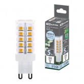 Лампа светодиодная капсула TDM 5W 4000K 220V G9 SMD 16х49мм