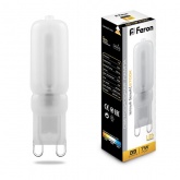 Лампа светодиодная капсула Feron LB-431 7W 2700K 220V G9 пластик теплый свет