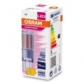 Лампа светодиодная Osram LEDPPIN 50 4,8W/840 (50W) 230V G9 600Lm d18x59mm белый свет