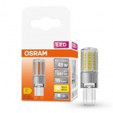 Лампа светодиодная капсула Osram PPIN50 4,8W/827 2700K 220V G9 600Lm d18x59mm теплый свет