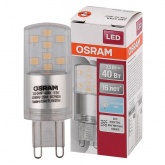 Лампа светодиодная капсула Osram STPIN40 3,5W/840 4000K 220V G9 400lm d20x57mm холодный свет